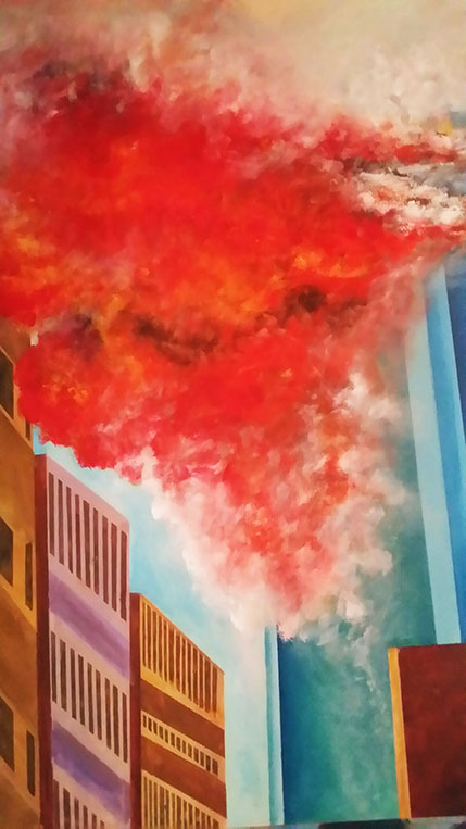 Mural painting of 9/11